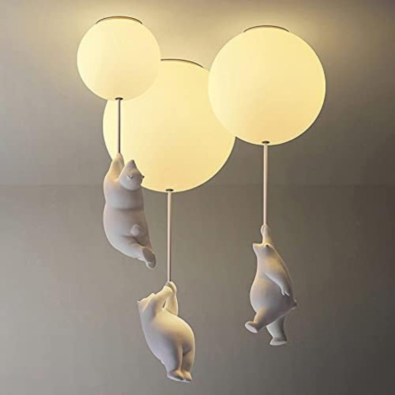 Ceiling Light Bear Balloon Design Standard Material in Indoor Fixture VexonGear