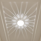 Ceiling Light Flush Mount Crystal Metal LED, Energy Efficient VexonGear