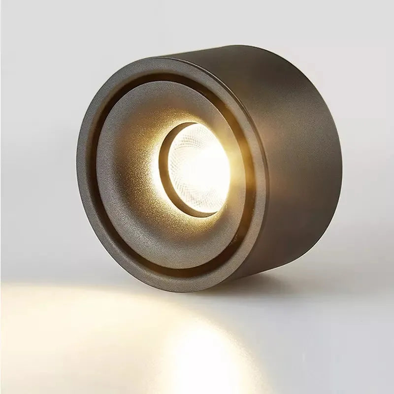 Ceiling Spotlight Adjustable Head Matte Aluminum Integrated LED VexonGear