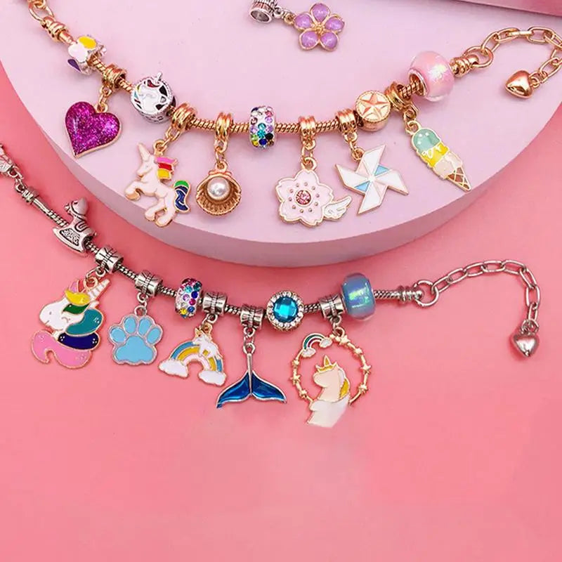 Christmas Jewelry Advent Calendar | 22 Charm Bracelet Making Set VexonGear