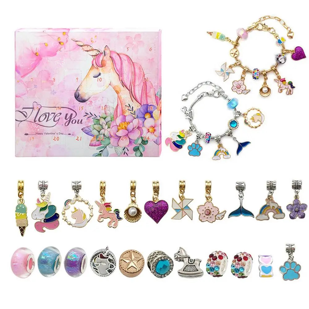 Christmas Jewelry Advent Calendar | 22-Piece DIY Charm Set VexonGear