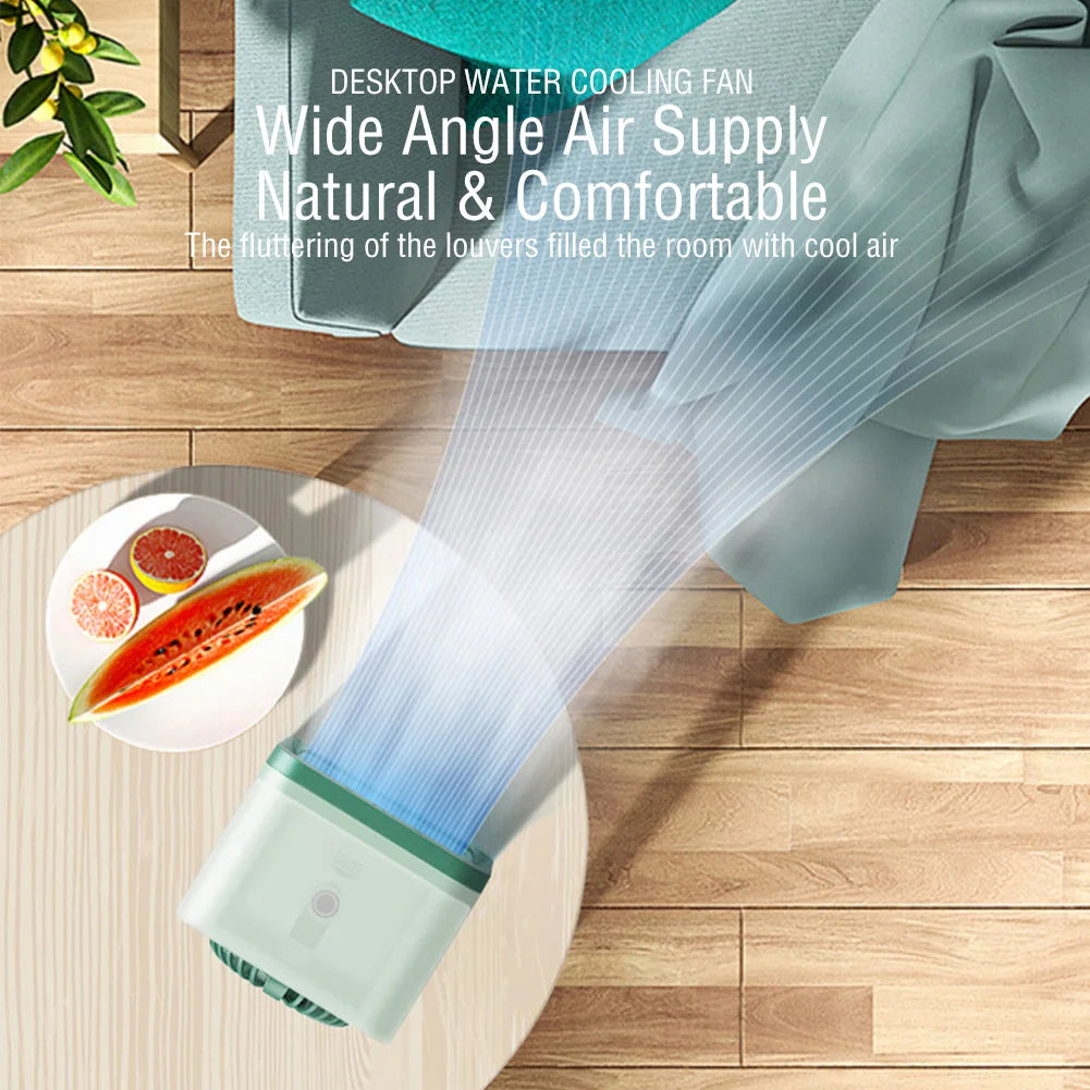 Portable Air Cooler Mini | 3-Speed USB Cooling Fan With Humidifier