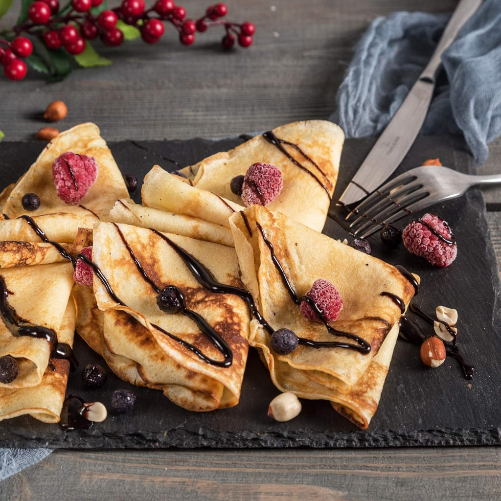 Electric Crepe Maker | Non-Stick 20cm Pancake Pan with Temperature Control VexonGear
