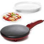 Electric Crepe Maker | Non-Stick 20cm Pancake Pan with Temperature Control VexonGear