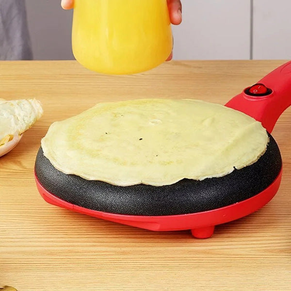 Electric Crepe Maker | Non-Stick 20cm Pancake Pan with Temperature Control VexonGear