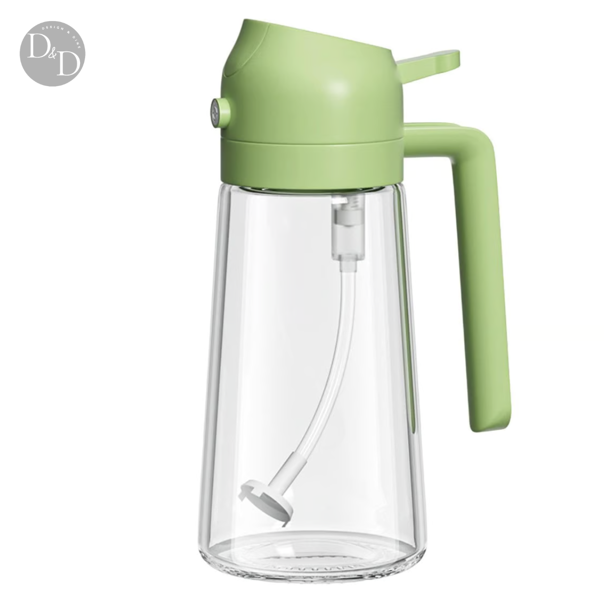 Oil Spray Bottle | 2-in-1 Glass Kitchen Dispenser VexonGear