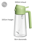 Glass Oil Spray Bottle | 500ml 2-in-1 Cooking Dispenser VexonGear