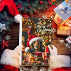 Dachshund Christmas Advent Calendar | 24-Day Holiday Countdown with Ornament Display VexonGear