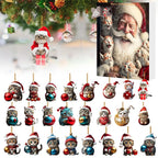 Dachshund Advent Calendar | 24-Day Christmas Countdown with Dog Ornaments VexonGear