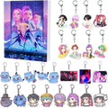 Anime Advent Calendar | 24 Character Keychains Dark Fantasy Theme VexonGear