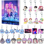 Anime Advent Calendar | 24 Character Keychains Dark Fantasy Theme VexonGear