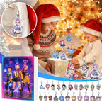 Anime Advent Calendar | 24 Character Keychains Dark Fantasy Theme VexonGear