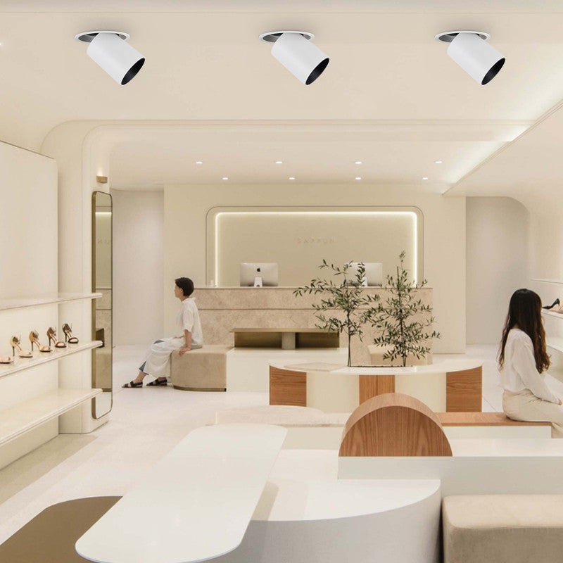 Recessed Ceiling Downlight LED Die Cast Aluminum 85 to 265V Integrated Light VexonGear