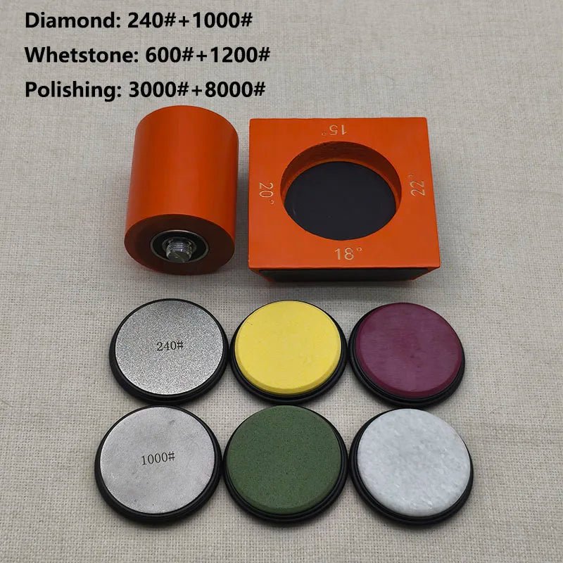 Diamond Knife Sharpener | Adjustable 4-Angle Rolling System VexonGear