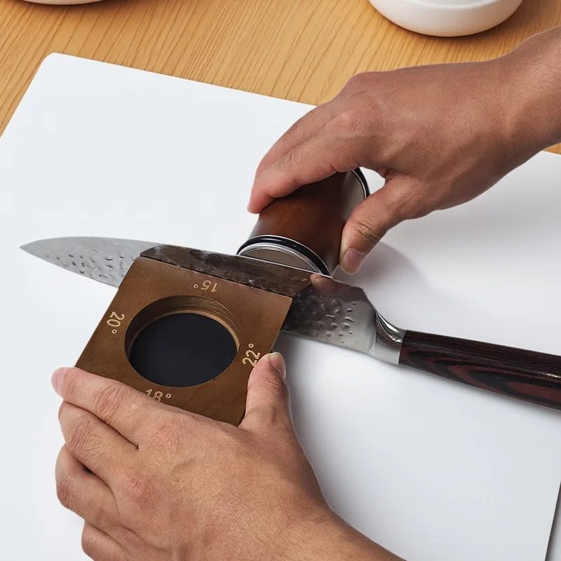 Diamond Knife Sharpener | Adjustable 4-Angle Rolling System VexonGear