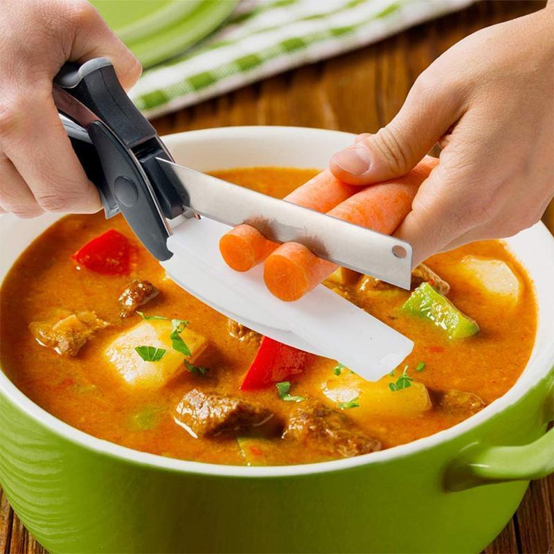 Multi-Function Kitchen Scissors | 3-in-1 Smart Cutting Board Design VexonGear