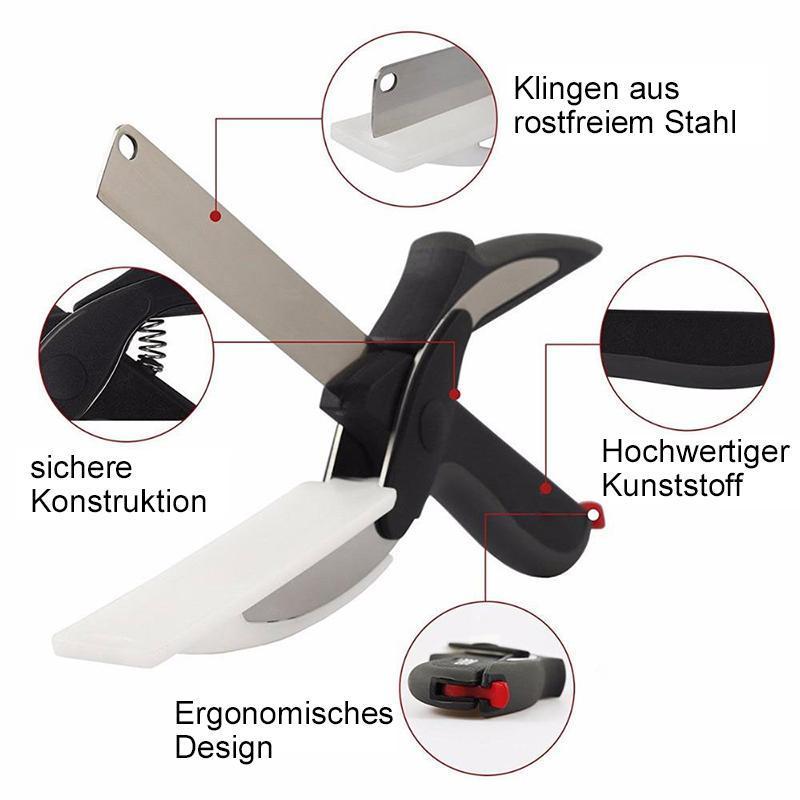 Multi-Function Kitchen Scissors | 3-in-1 Smart Cutting Board Design VexonGear