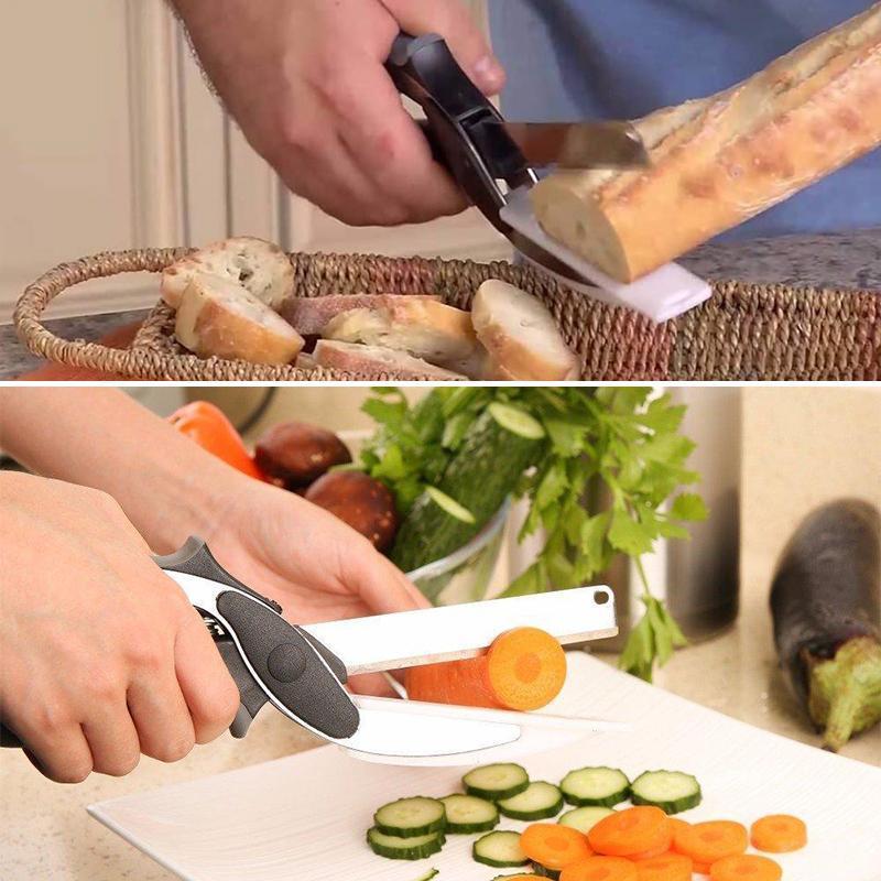 Multi-Function Kitchen Scissors | 3-in-1 Smart Cutting Board Design VexonGear