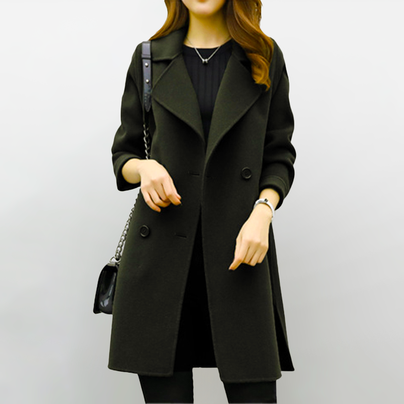 Classic Wool Blend Winter Coat | Tailored Long Design VexonGear