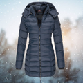 Winter Puffer Coat | Hooded Long Length Quilted Design VexonGear