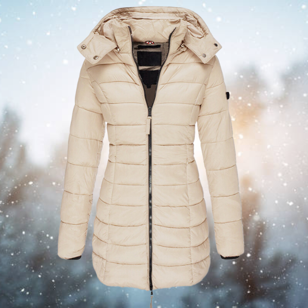 Winter Puffer Coat | Hooded Long Length Quilted Design VexonGear