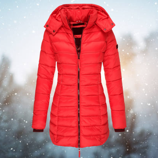 Winter Puffer Coat | Hooded Long Length Quilted Design VexonGear