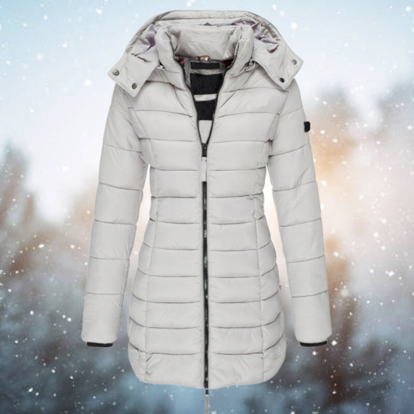 Winter Puffer Coat | Hooded Long Length Quilted Design VexonGear