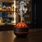 Essential Oil Diffuser Ultrasonic Charcoal Night Light