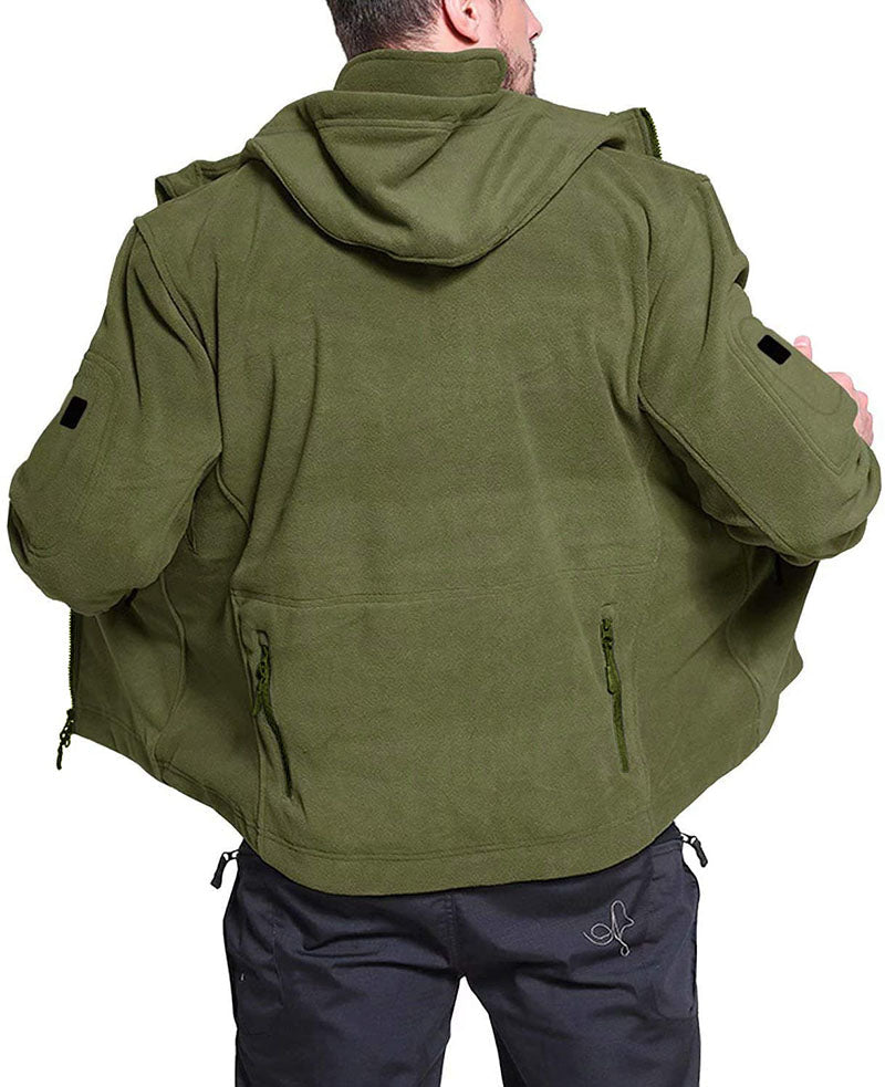Mens Windproof Fleece Jacket | Tactical Winter Outerwear VexonGear