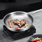 TITANCOOK – Non-Stick Stainless Steel Frying Pan for All Cooktops