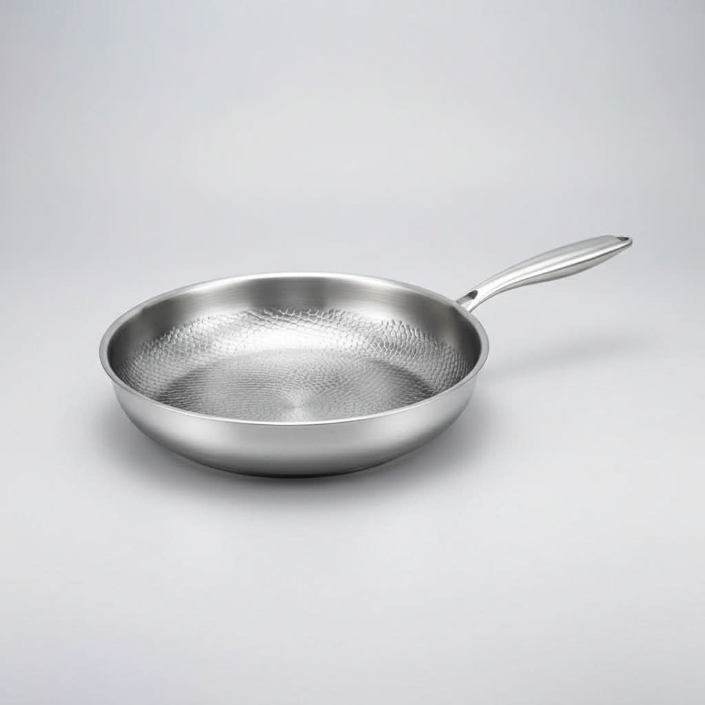 TITANCOOK – Non-Stick Stainless Steel Frying Pan for All Cooktops