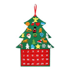 Christmas Advent Calendar | Felt Tree 24 Pocket Countdown VexonGear