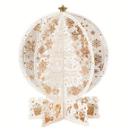3D Pop-Up Christmas Card | Laser Cut Paper Tree Display VexonGear