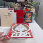 3D Pop-Up Christmas Card | Laser Cut Paper Tree Display VexonGear