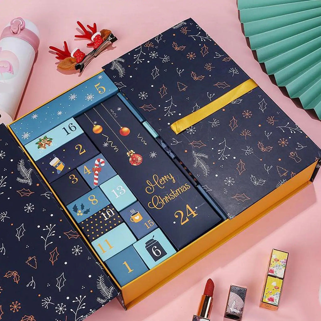 Christmas Advent Calendar | 24 Fillable Boxes with Festive Design VexonGear