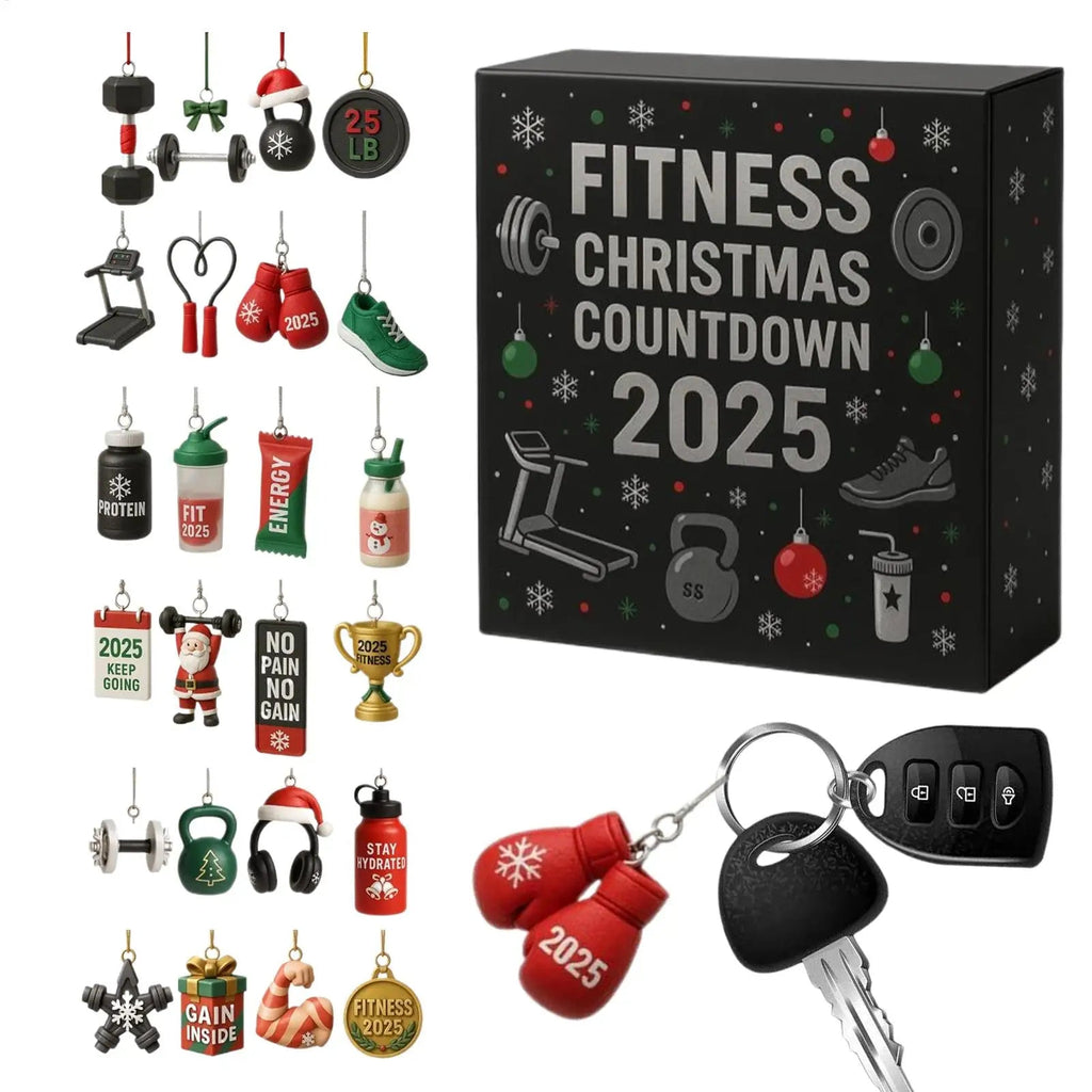 Fitness Christmas Advent Calendar | 24-Day Workout Motivation Countdown VexonGear