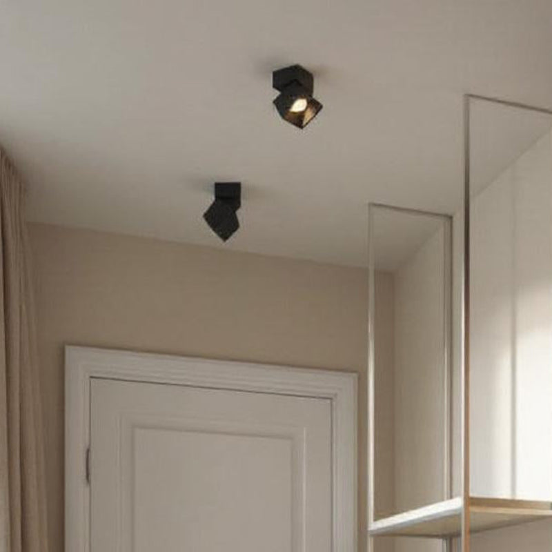 Adjustable Cube LED Ceiling Light, Semi-Flush Mount, Dimmable, Aluminum VexonGear