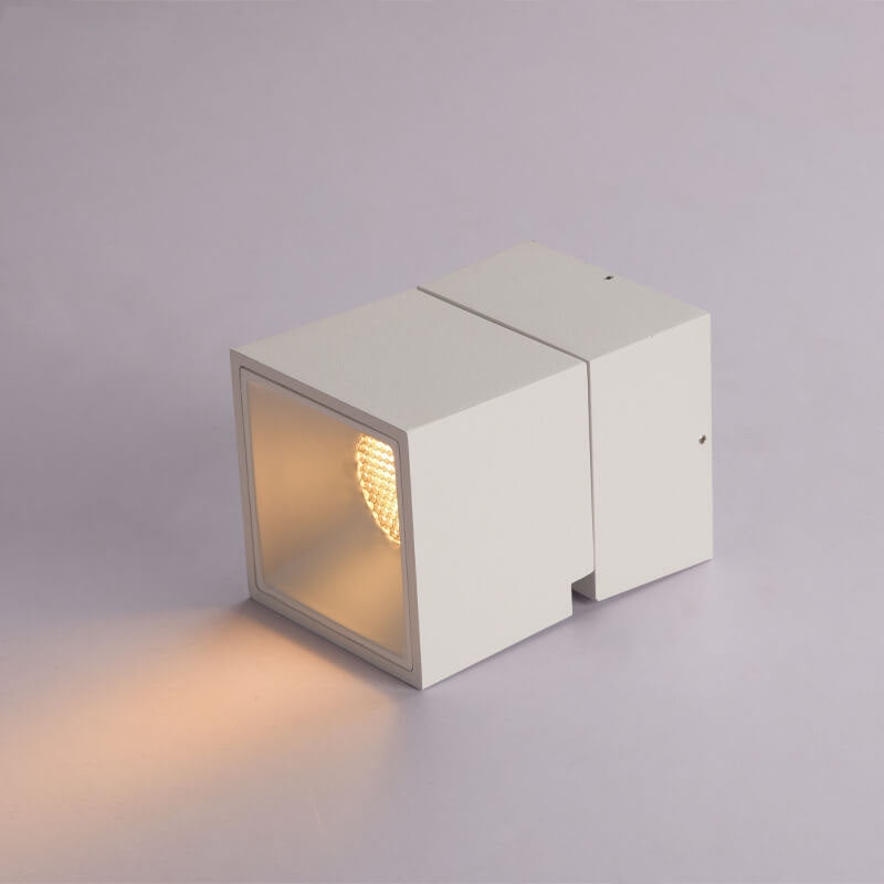 Adjustable Cube LED Ceiling Light, Semi-Flush Mount, Dimmable, Aluminum VexonGear