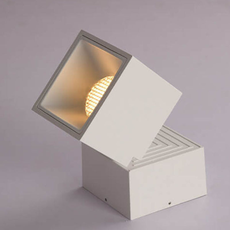 Adjustable Cube LED Ceiling Light, Semi-Flush Mount, Dimmable, Aluminum VexonGear