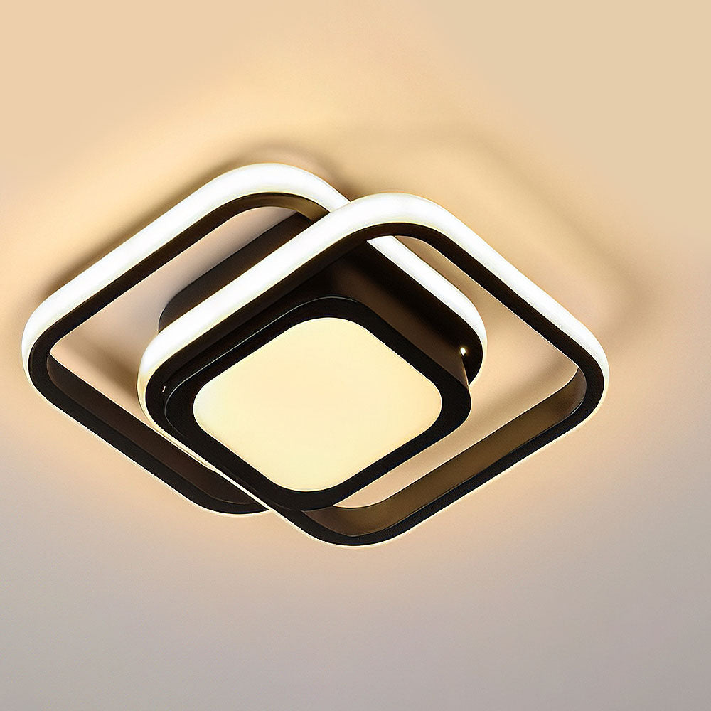 Flush Mount Ceiling Light, Ring Design, Integrated LED VexonGear