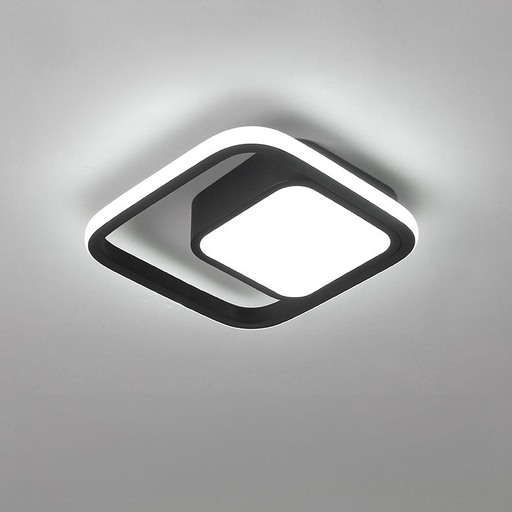 Flush Mount Ceiling Light, Ring Design, Integrated LED VexonGear