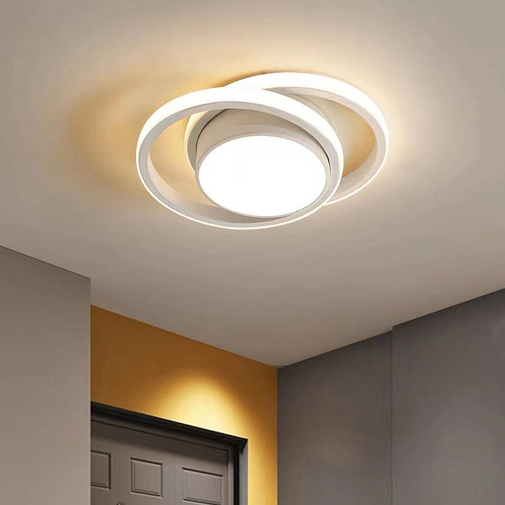 Flush Mount Ceiling Light, Ring Design, Integrated LED VexonGear