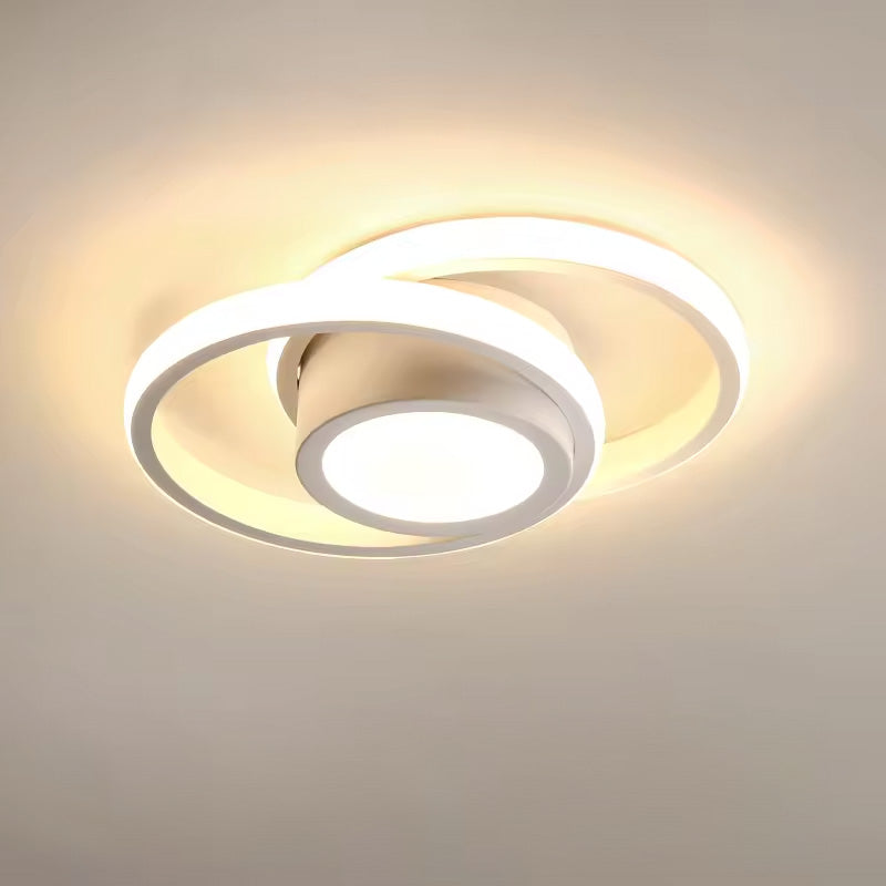 Flush Mount Ceiling Light, Ring Design, Integrated LED VexonGear