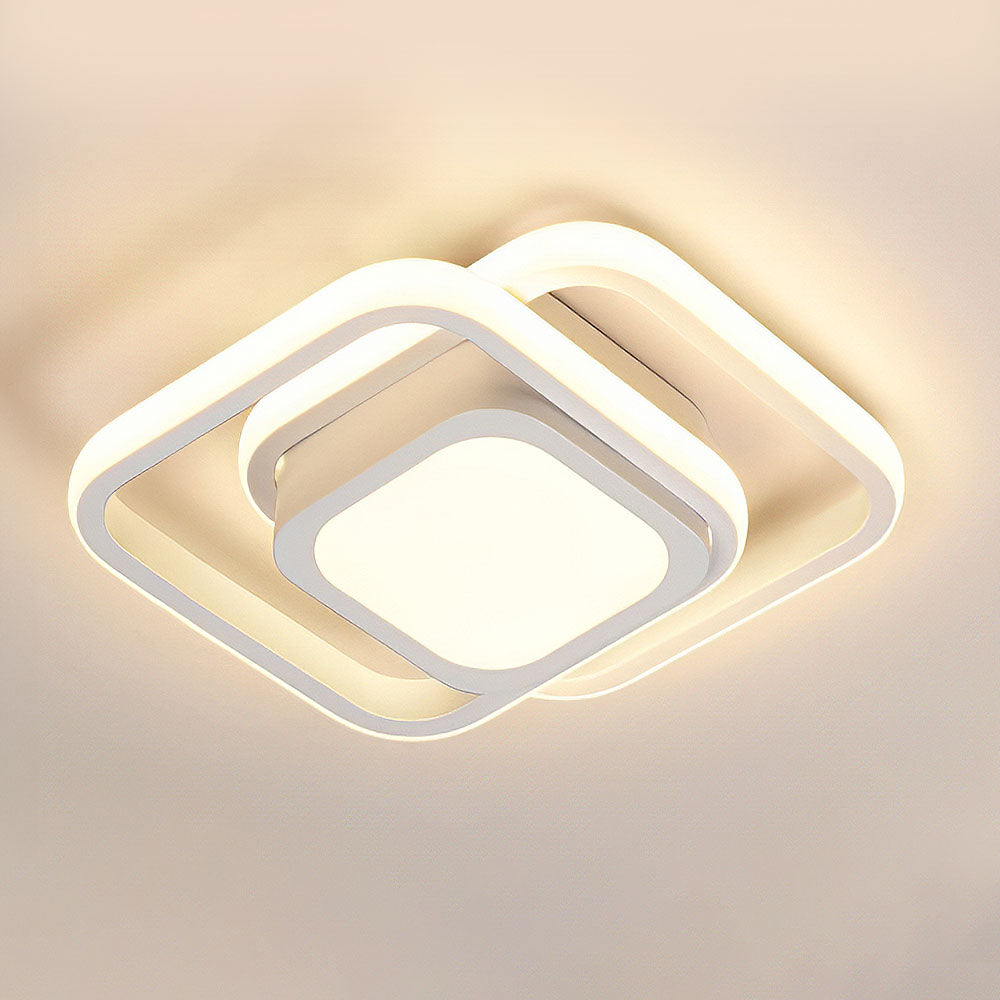 Flush Mount Ceiling Light, Ring Design, Integrated LED VexonGear