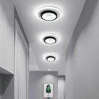 Ceiling Light Round Acrylic Built In LED Warm White Indoor Fixture VexonGear
