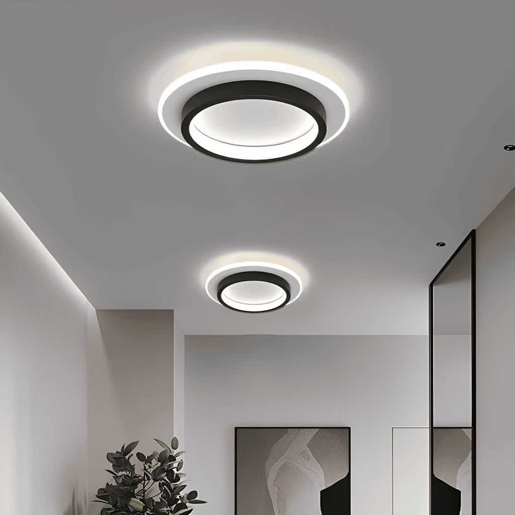 Ceiling Light Round Acrylic Built In LED Warm White Indoor Fixture VexonGear