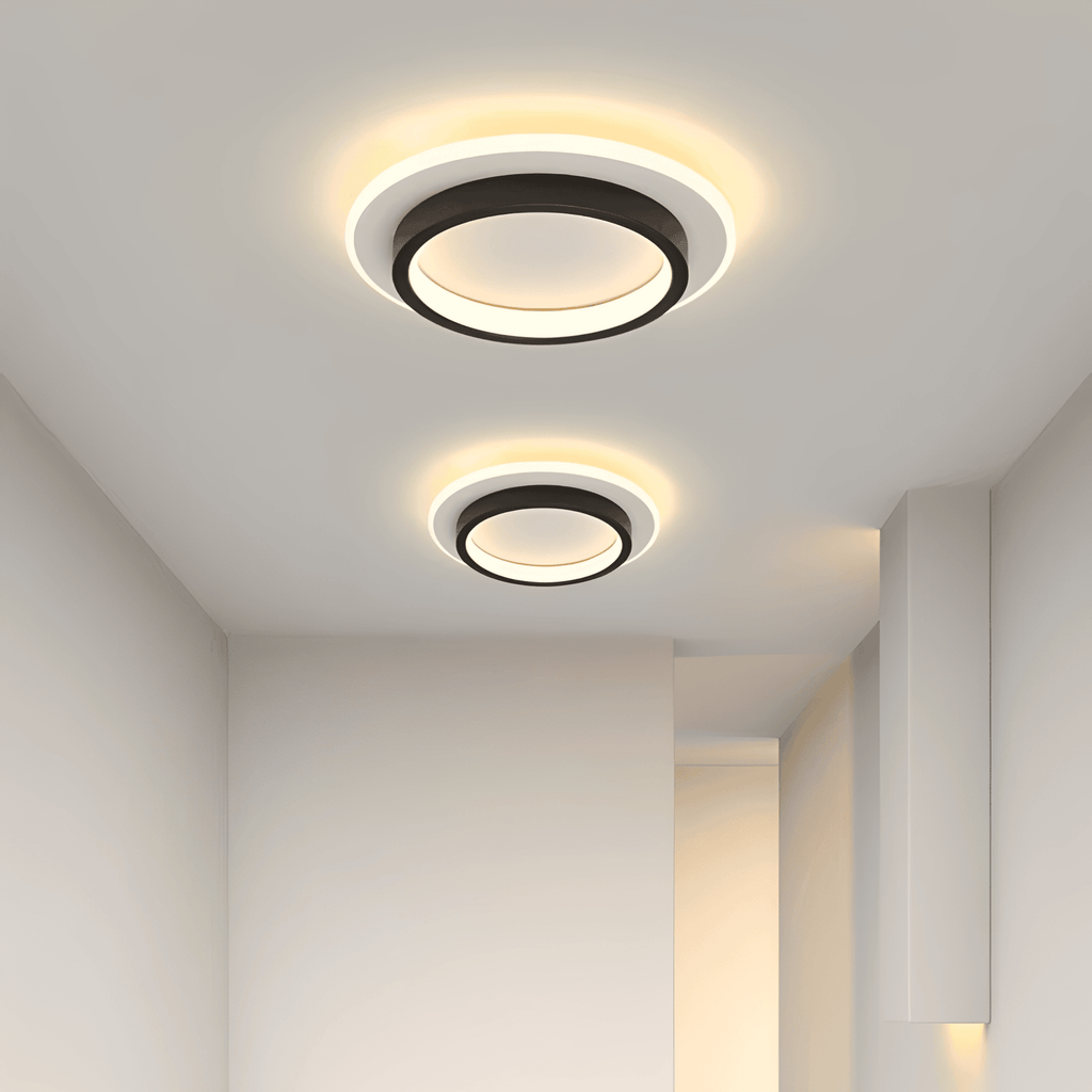 Ceiling Light Round Acrylic Built In LED Warm White Indoor Fixture VexonGear