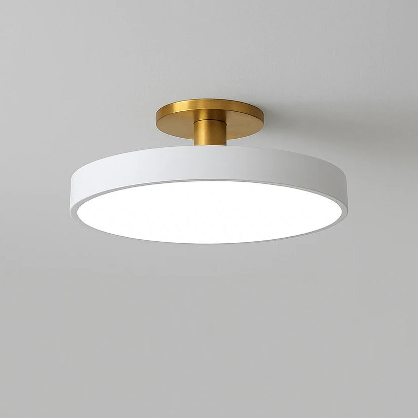 Flush Mount LED Ceiling Light Fixture – Warm White Circular Design for Elegant Illumination in Any Room VexonGear