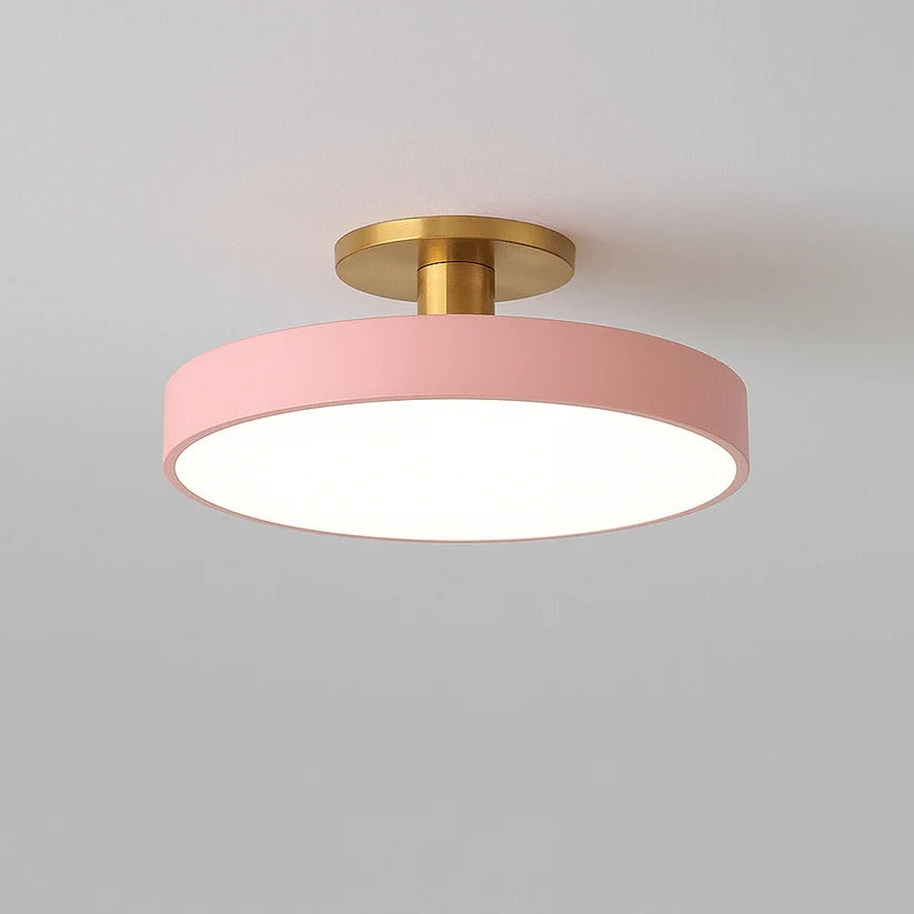Flush Mount LED Ceiling Light Fixture – Warm White Circular Design for Elegant Illumination in Any Room VexonGear