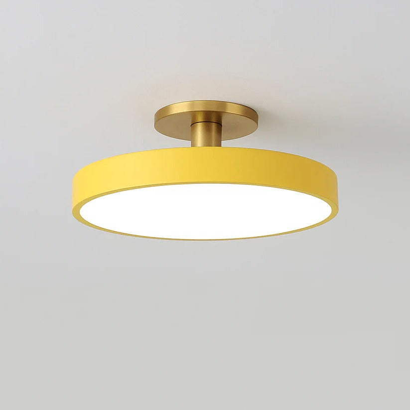 Flush Mount LED Ceiling Light Fixture – Warm White Circular Design for Elegant Illumination in Any Room VexonGear